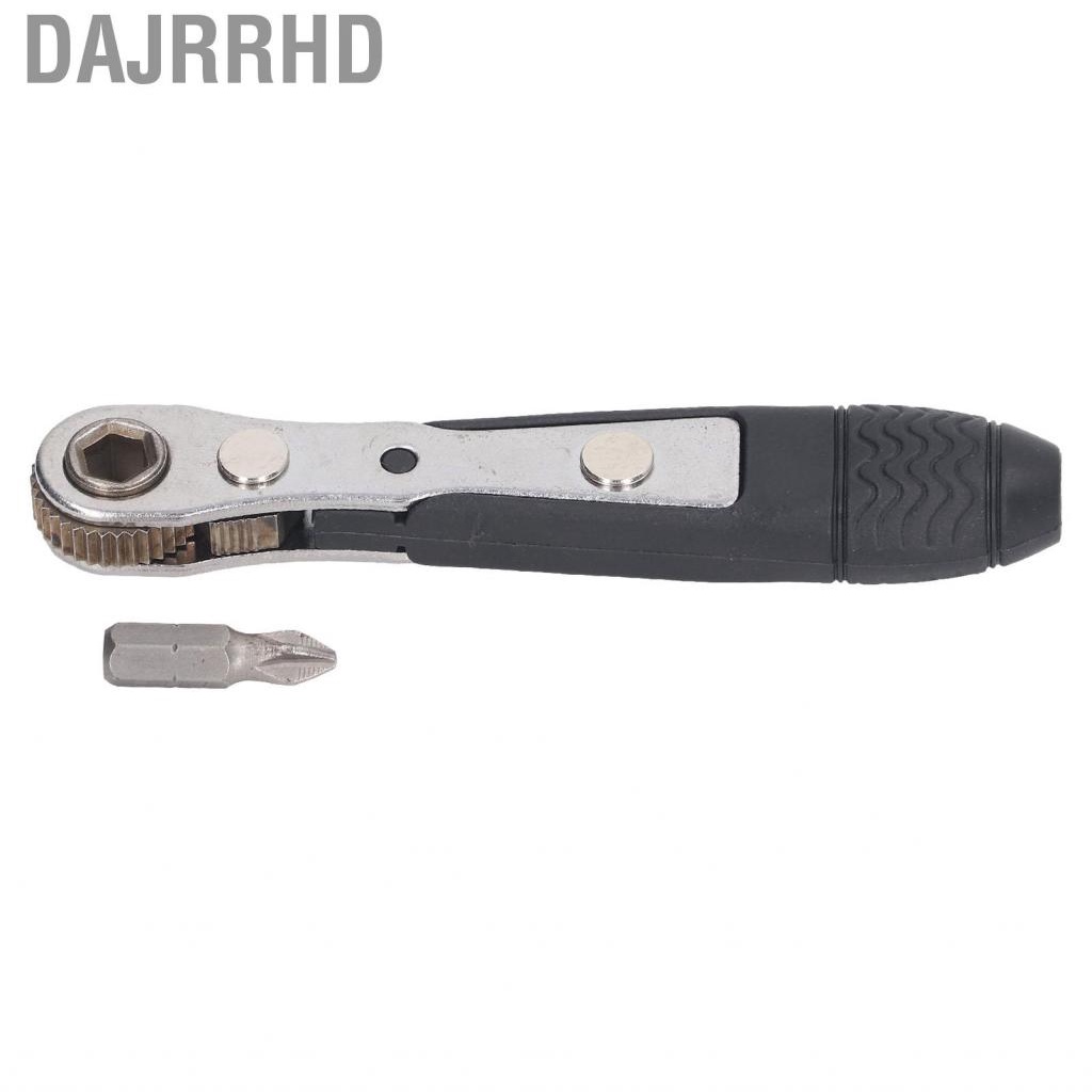 Dajrrhd Ratchet Wrench 1/4in Household Single Head Mini Portable Miniature Screwdriver