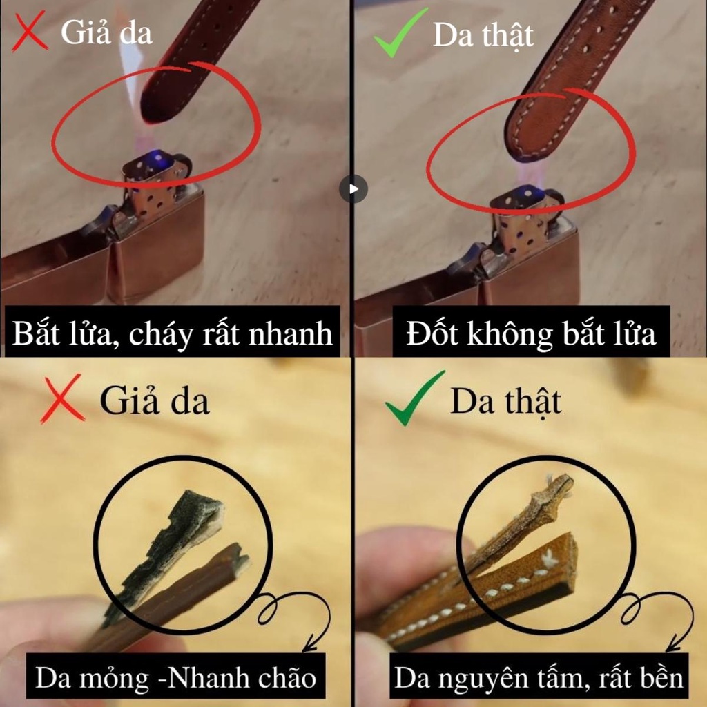 Dây đồng hồ 22mm 20mm 18mm handmade nam da bò sáp dây đeo đồng hồ gia xịn cao cấp đẹp giá rẻ nhập khẩu