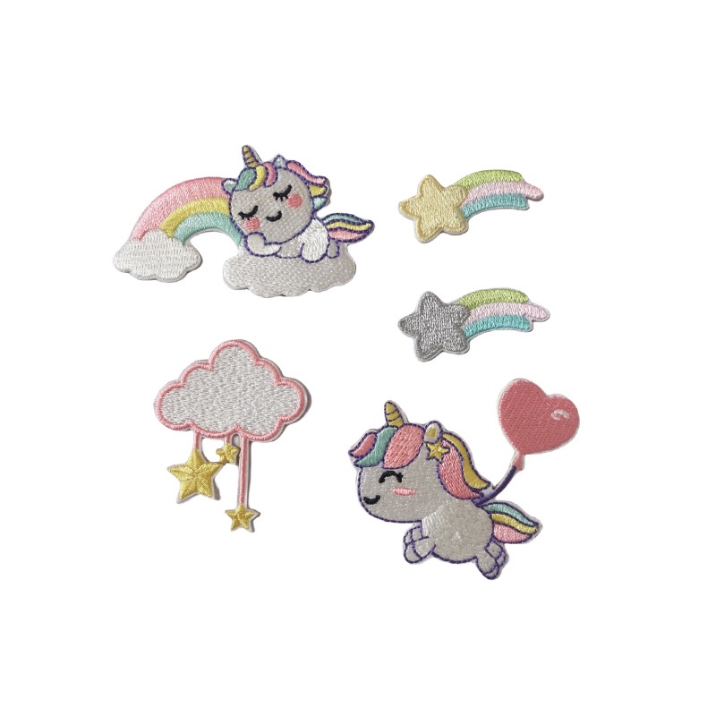 Miếng Dán Ủi Quần Áo - Thêu Hình Ngựa Pony Dễ Thương