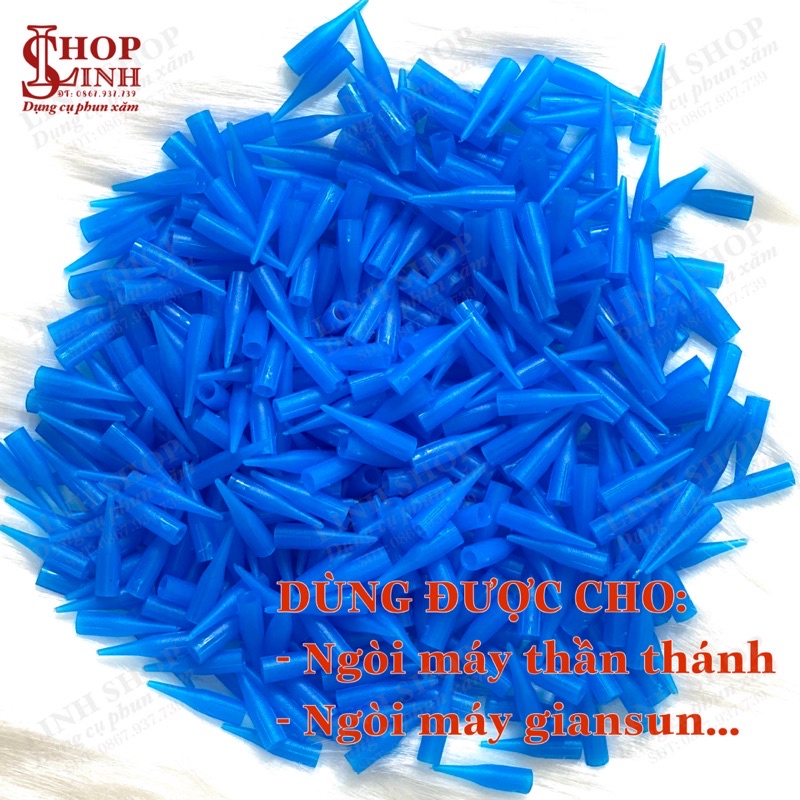 Bịch 50c và 100c] Ngòi tím phun xăm máy giansun kim 1 , Ngòi ra mực siêu nhỏ, có lỗ thoáng khí tiện lợi