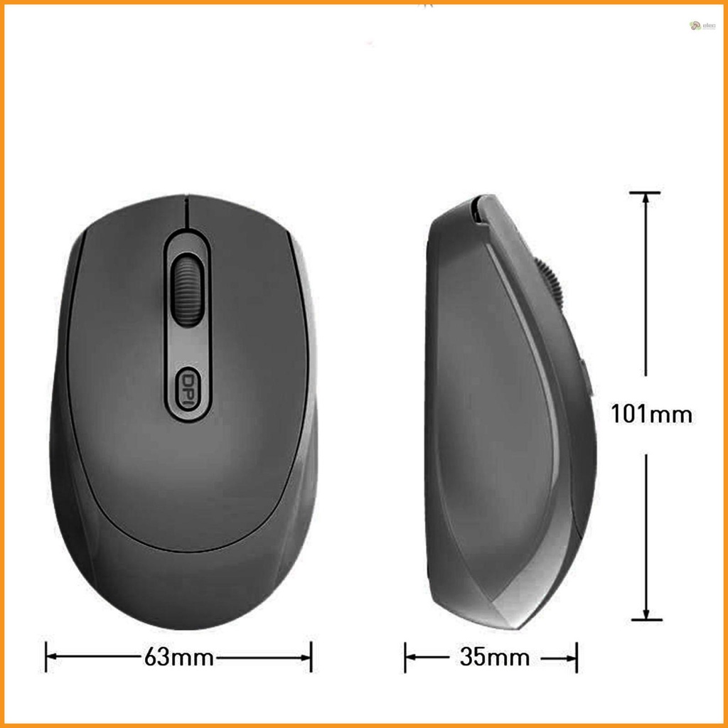 Fashionable Wireless Mouse for Laptop - Rechargeable Silent Mouse with Optical Indicator for Office Women and Students