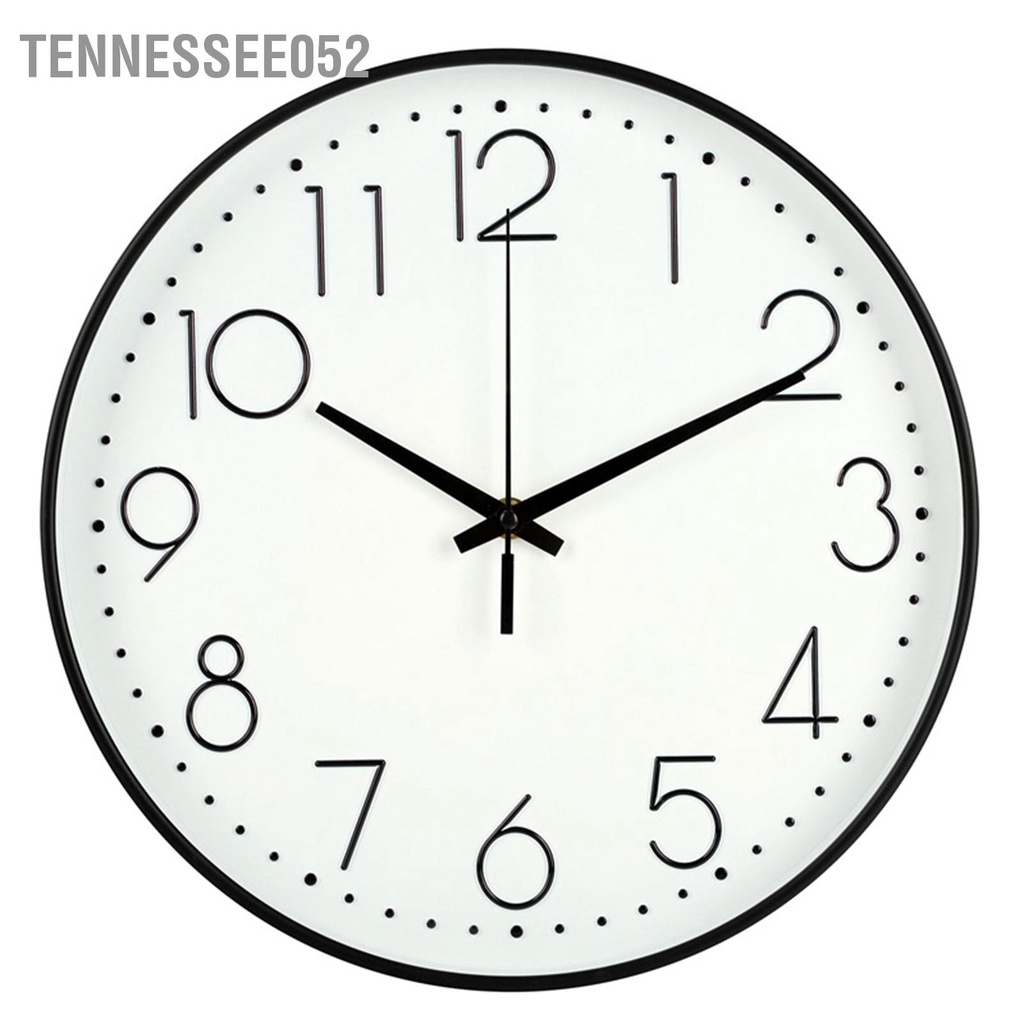 [Hàng Sẵn] Đồng hồ treo tường kim trôi 8 inch 20CM im lặng trang trí phòng khách gia đình【Tennessee052】