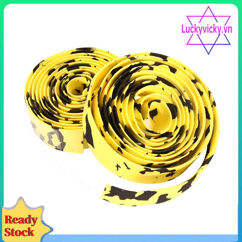 Bộ 2 Cuộn Băng Quấn Tay Lái Xe Đạp Kèm 2 Nút Cắm