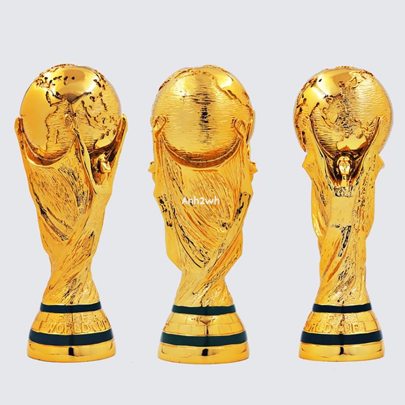 Mô Hình Cầu Thủ Bóng Đá world cup 2022 qatar world cup Bằng Nhựa resin Mạ Vàng Trang Trí Thủ Công