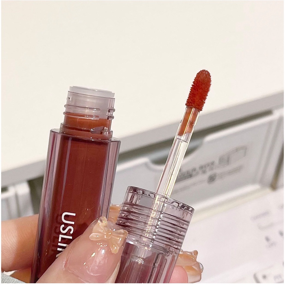 Uslike Son Bóng Hiệu Ứng Gương Không Phai Màu Nuôi Dưỡng Môi