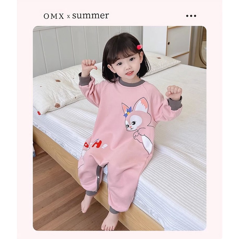 Túi Ngủ Chống Lạnh Họa Tiết Hoạt Hình Dễ Thương Cho Bé Gái