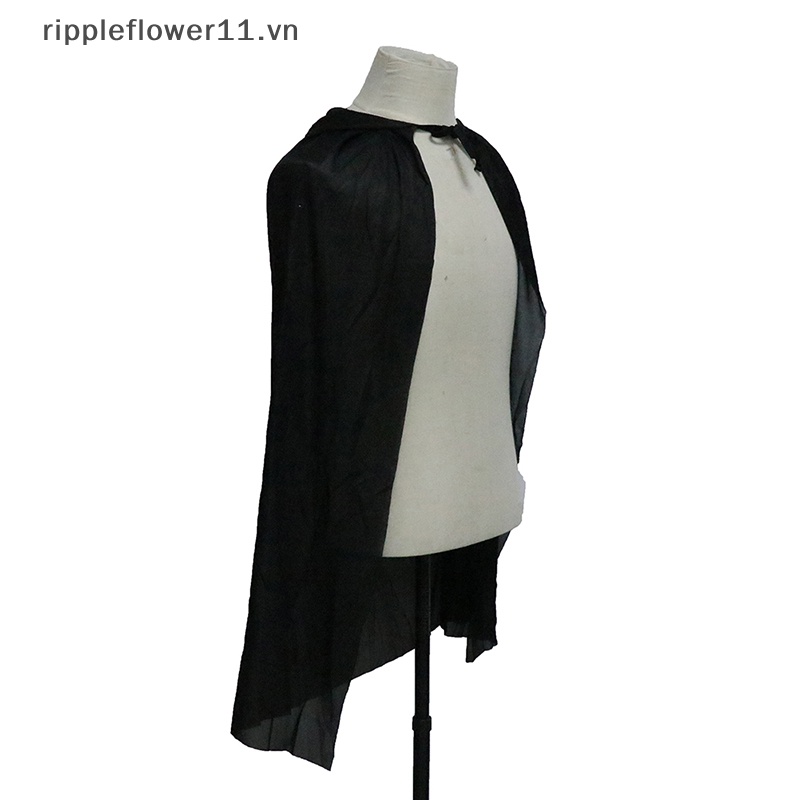 Áo Choàng Hóa Trang Phù Thủy Ma Cà Rồng Đen Đỏ Cho Bé