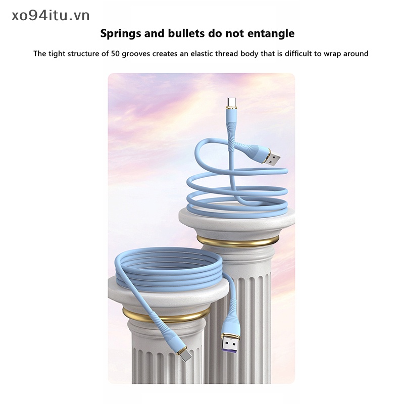 Xoitu Dây Cáp Sạc Nhanh pd 100w Cho macbook pro ipad pad pro xiaomi redmi samsung huawei