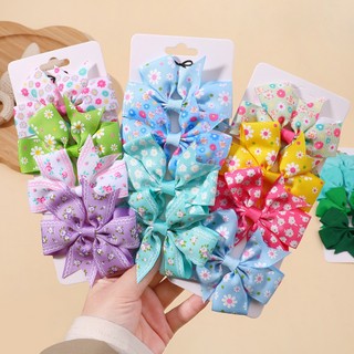 Set 4 kẹp tóc nơ xinh xắn dành cho bé gái