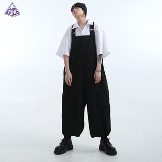 Quần yếm VUNC ống rộng phong cách Mỹ cổ điển thời trang dễ phối đồ dành cho nam