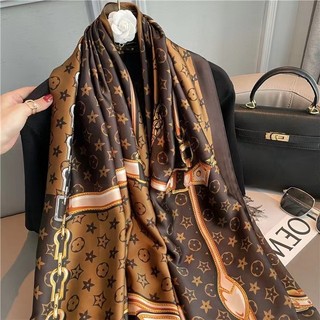 Khăn Choàng Cổ Chất Liệu Lụa Cao Cấp Thời Trang Dành Cho Nữ Mới
