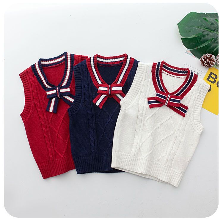 Áo Khoác Dạng vest Thời Trang Dễ Thương Cho Bé Gái