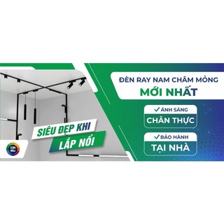 [KING LED - CHÍNH HÃNG] ĐÈN LED RAY NAM CHÂM SIÊU MỎNG CHIẾU RỌI 12W (CRX)