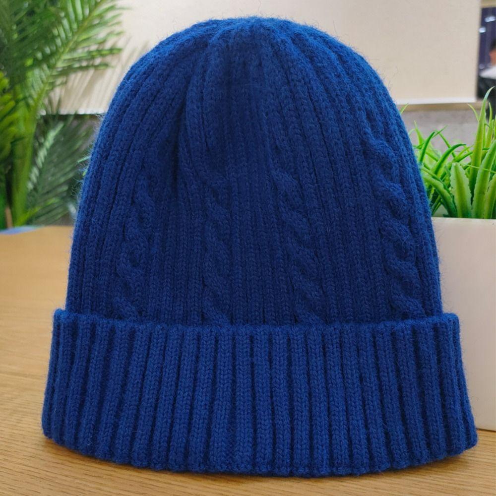 Muvako Mũ beanie Dệt Kim Màu Trơn Giữ Ấm Mùa Đông Dành Cho Nam Giới