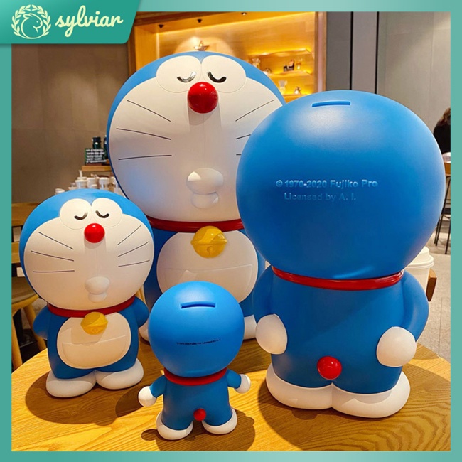 Ống Heo Tiết Kiệm Hình doraemon Dễ Thương Sức Chứa Lớn