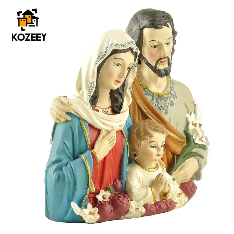 KOZEEY Mô Hình Tượng Điêu Khắc Bằng Tay Ấn Tượng Dùng Trang Trí