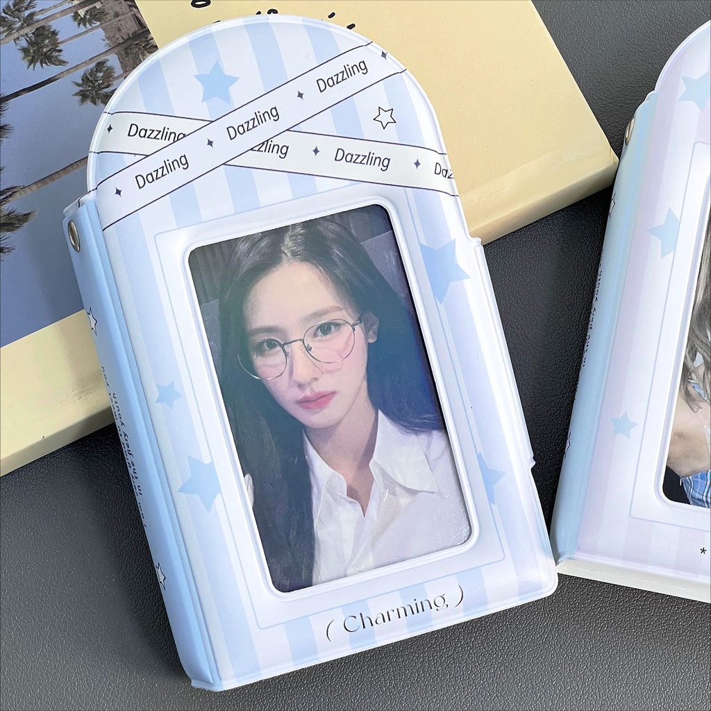 Ví Đựng Thẻ idol Nhỏ Gọn Có Dây Đeo ins palace Giá Đỡ