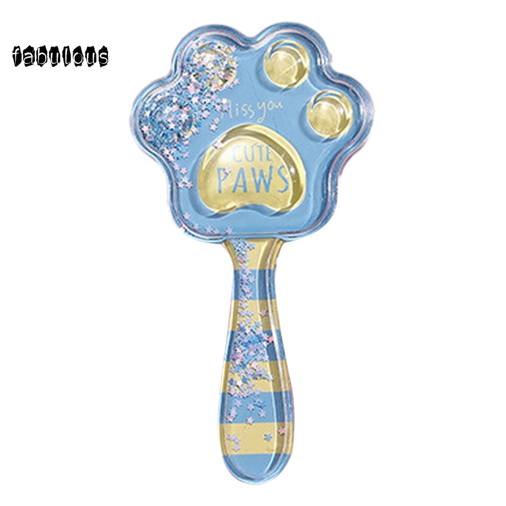 Lược Chải Tóc air cushion Chống Tĩnh Điện Hình Bàn Chân Mèo Hoạt Hình Cho Bé Gái