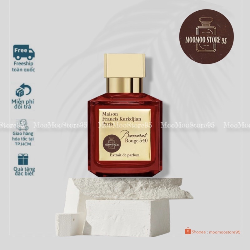 -𝐌𝐨𝐨𝐌𝐨𝐨- Nước hoa unisex M.F.K rouge 540  Extrait de Parfum