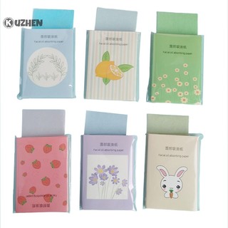 Kuzhen Set 50 Giấy Thấm Dầu Chăm Sóc Da Mặt