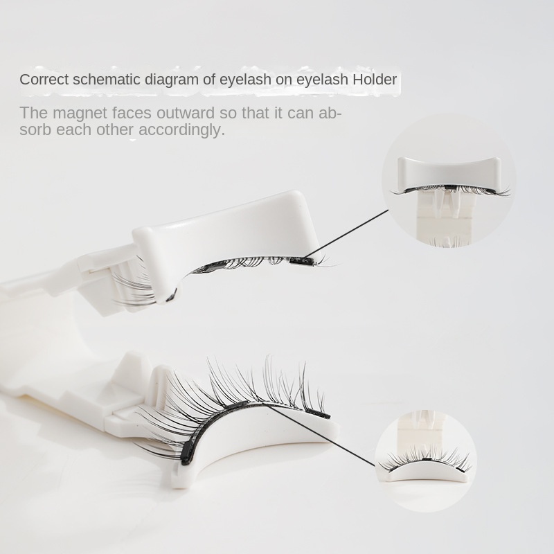 Cặp Lông Mi Giả Từ Tính Kèm Kẹp Gắn Mi Giả Từ Tính Tiện Dụng