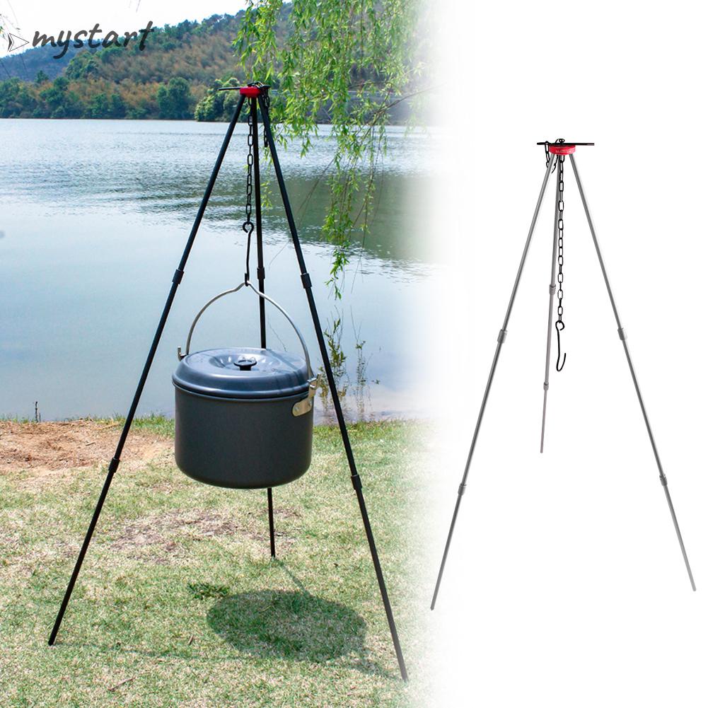 Nồi Nấu Ăn Ba Chân Bằng Hợp Kim Nhôm Treo Bếp Nấu Ăn Ngoài Trời mystart.vn