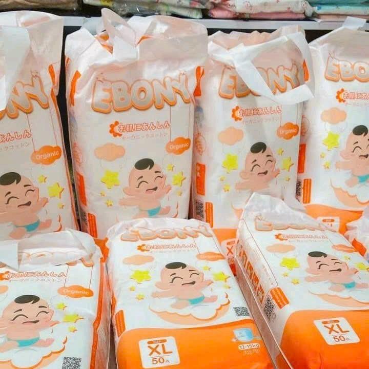(Kèm quà) Combo 2 gói tã bỉm quần EBONY 100miếng