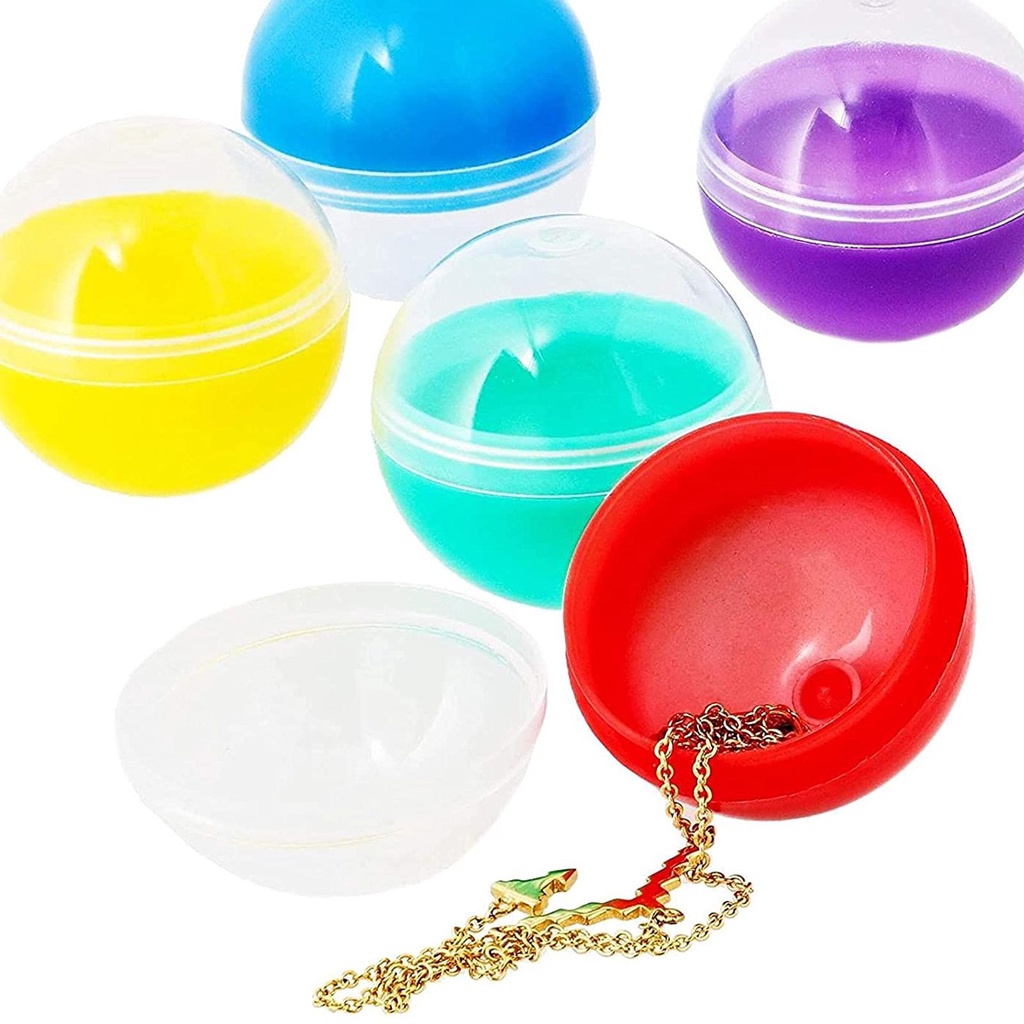 Đồ Chơi Quả Trứng Xoắn Bằng Nhựa Trong Suốt 28mm x2k5