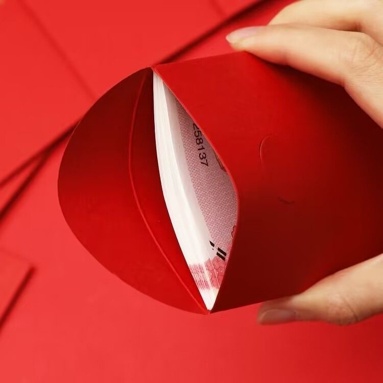 Bao Lì Xì Năm Mới Màu Đỏ Đóng Kín Cho Đám Cưới / Lễ Hội / Năm Mới