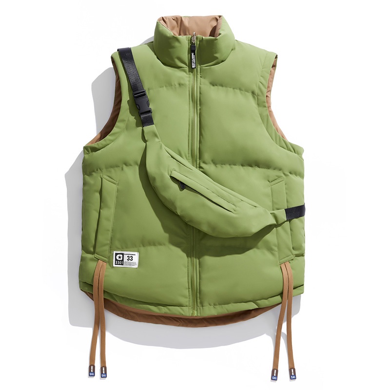 Áo khoác Vest ấm áp Áo Vest dày ấm áp chống thấm nước chất lượng cao / Có thể đeo hai mặt