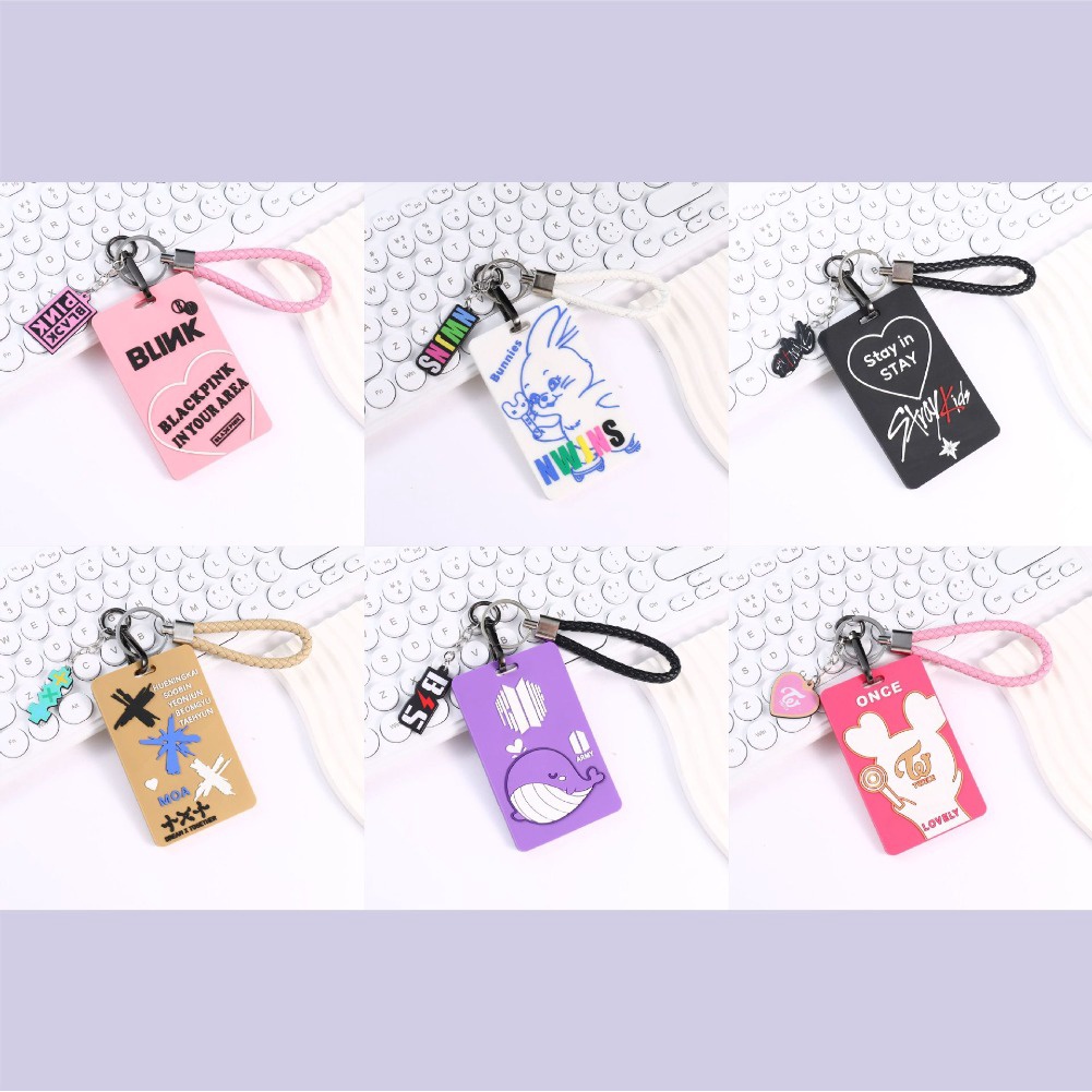 Túi Đựng Thẻ Bằng Nhựa Mềm Hình blackpink Hai Lần Cho Bé