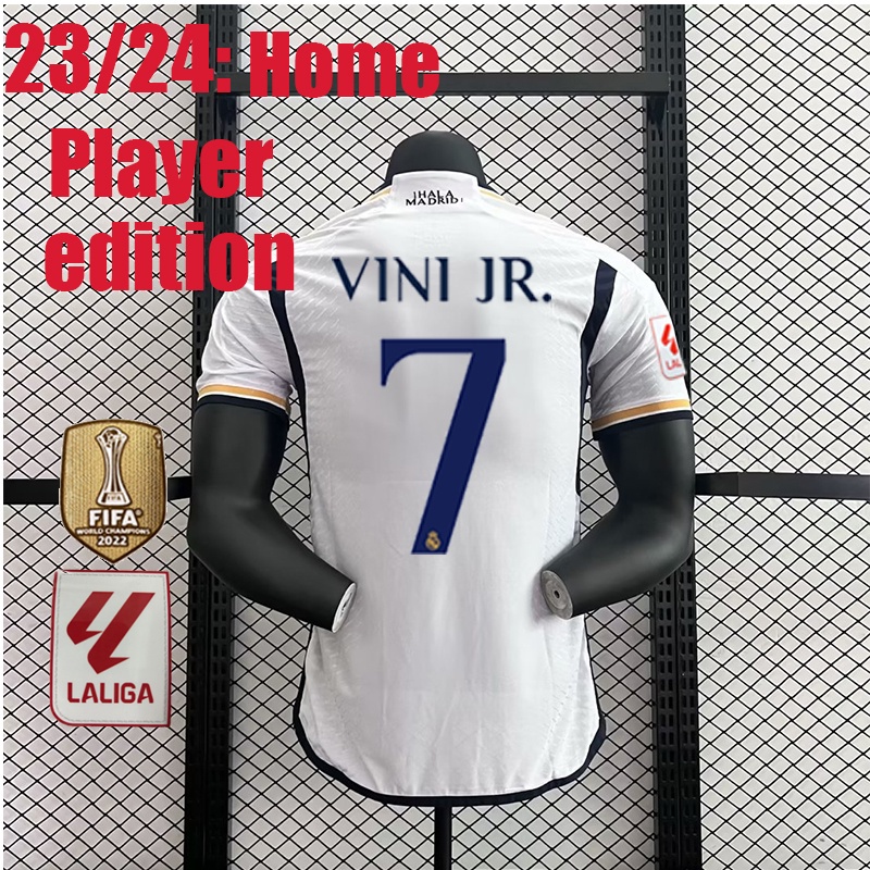 Áo Thun Đá Banh bellingham vini jr. jersey 23-24 r mad Cho Nam