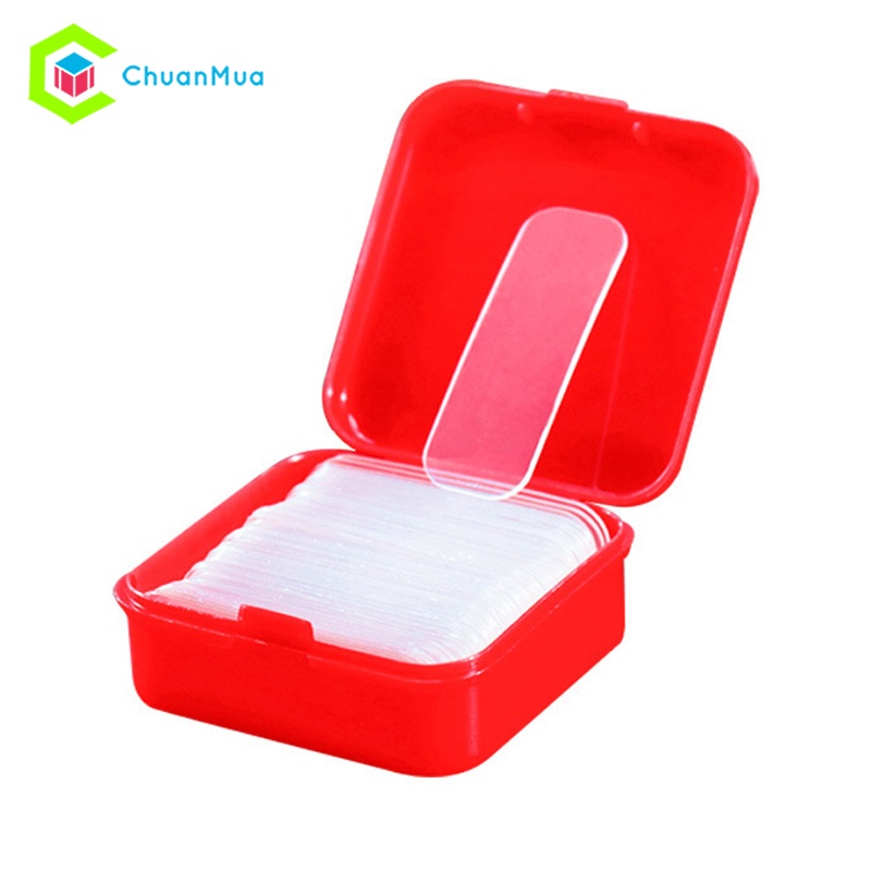 Hộp 60 Miếng Dán 2 Mặt Trong Suốt Siêu Dính Treo Đồ Trang Trí