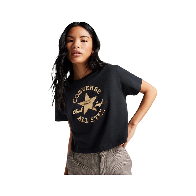 Áo Thun Ngắn Converse Chuck Patch Women's - Converse Black Multi