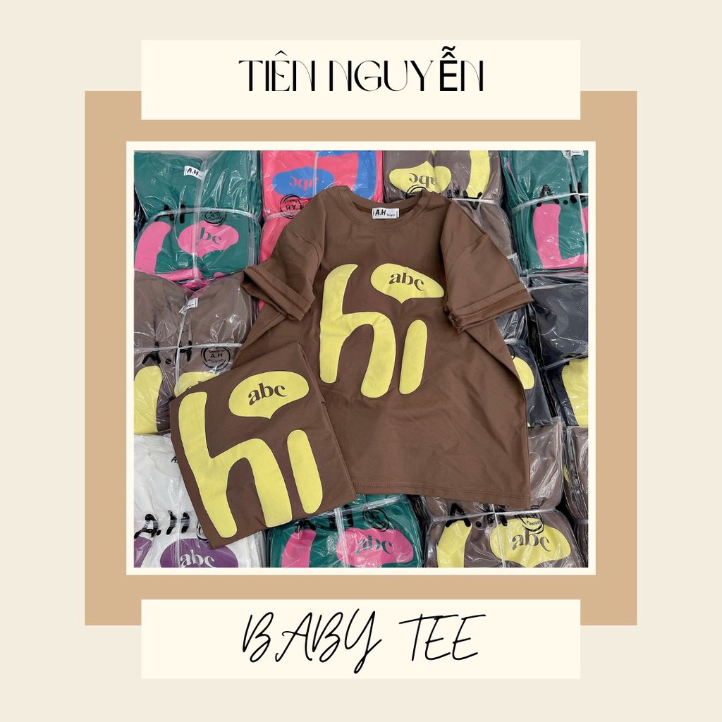 ÁO THUN PHOM BABY TEE BIG SIZE A48 BIG SIZE 55-90KG