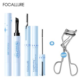  Focallure Bộ 3 Sản Phẩm Gồm Kem Đánh Lông Mày 3d + mascara Siêu Mịn Chống Nước 2 Trong 1 Chuyên Nghiệp 