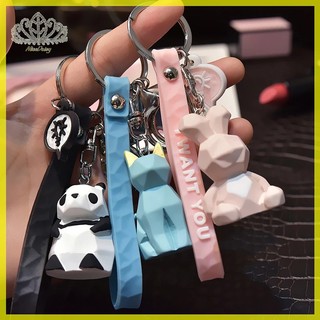 Móc khóa hình gấu koala / hoa cúc / khủng long / gấu koala dễ thương