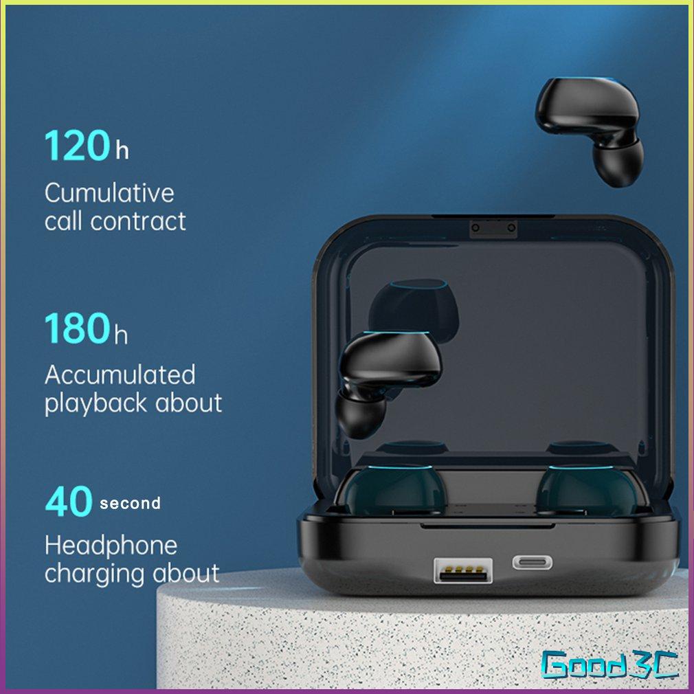 M22 LED Digital Display Earphones Two-person Wireless Couple Earphone