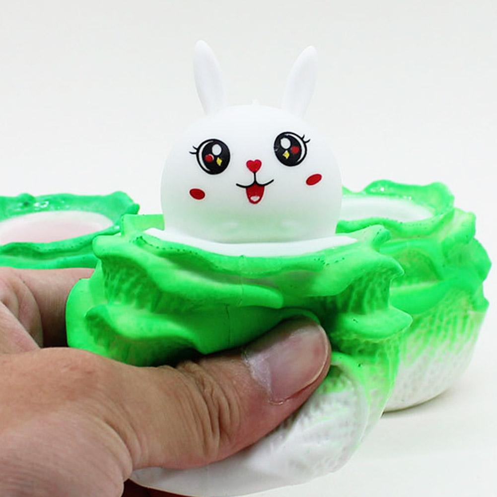 Cabbage Đồ Chơi Bóp Xả Stress Hình Con Heo Thỏ Mềm Mại Dễ Thương h6o7