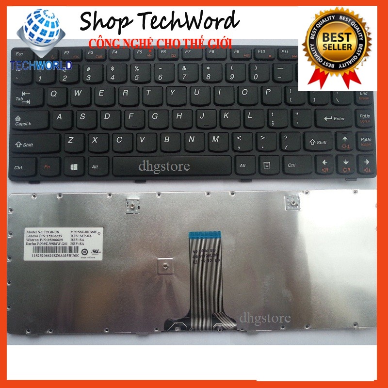 Bàn phím laptop Lenovo IdeaPad G480, G480A, G485, G485A