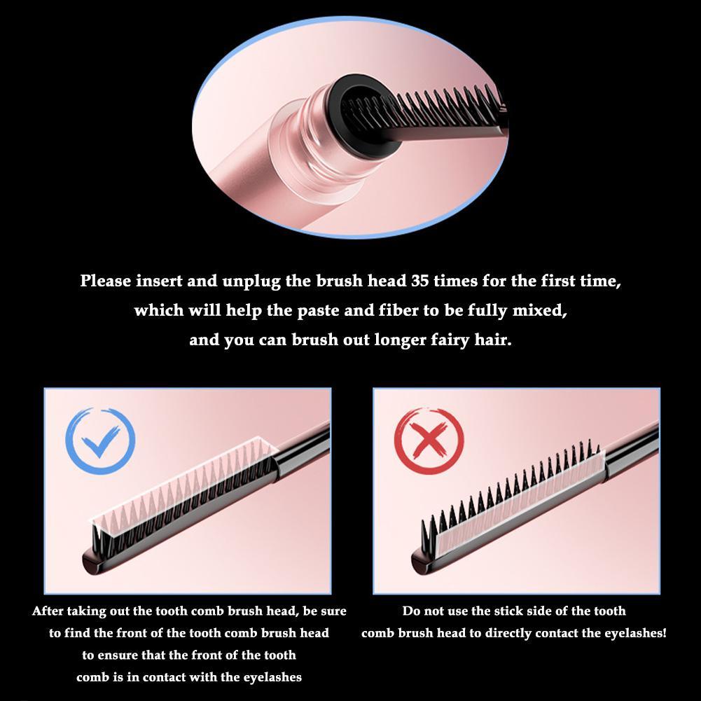 Roto mascara Đầu Cọ Mảnh Chống Mồ Hôi Không Nhòe Chuốt Mi Cong Vút Và Dày Hơn