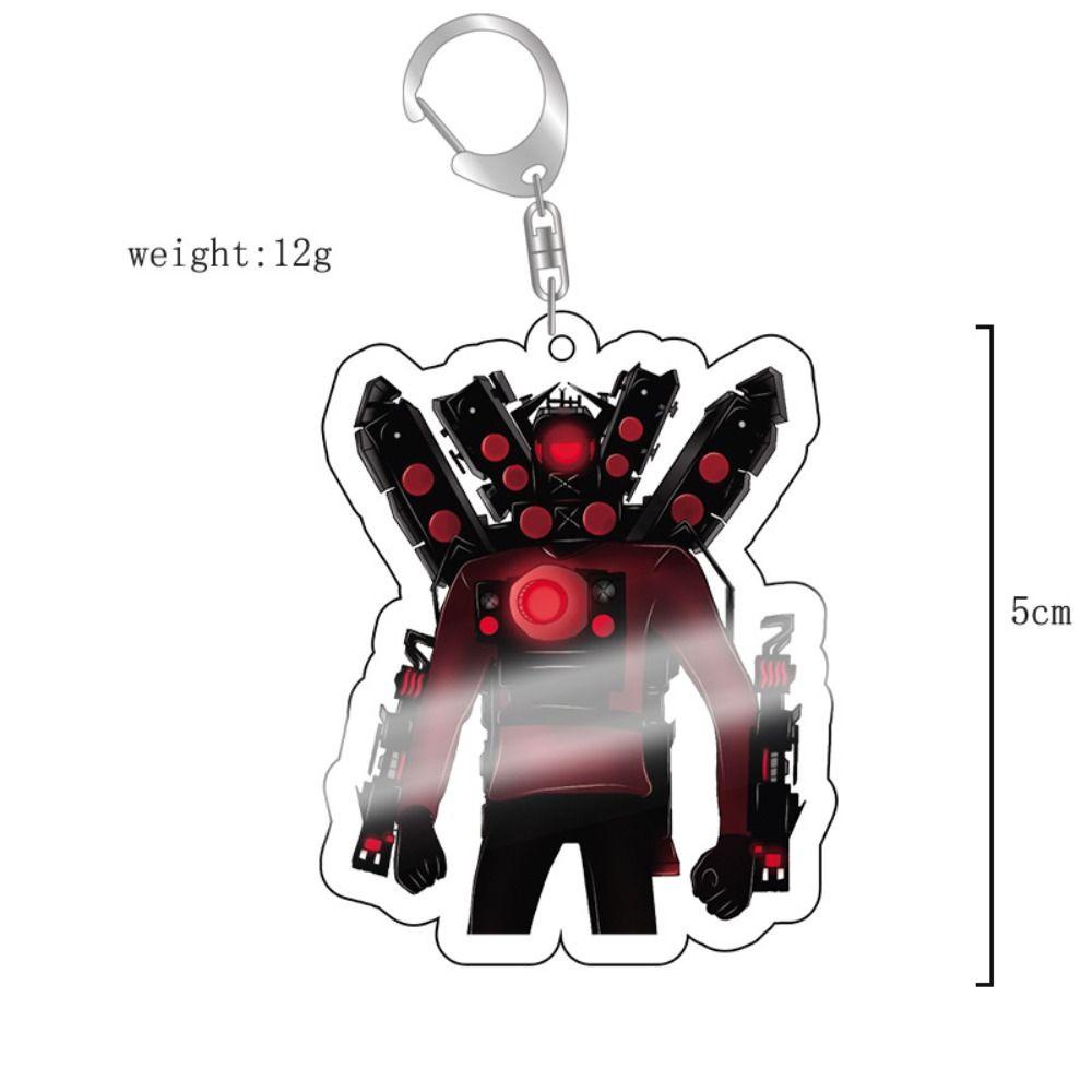 Niuyou Móc Khóa toilet man man Campara man skibidi Bằng Silicon Làm Quà Tặng Cho Nam bop bop