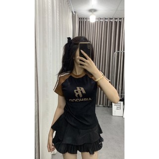 Áo Thun BABYTEE Phom ôm body Chữ A B
