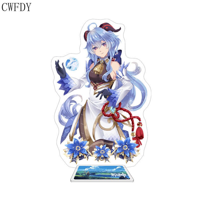 Mô hình Standee Game Genshin Impact Arcylic Stand Figure Hutao Ganyu Raiden Shogun Venti Ayato Kokomi Xiao Cosplay