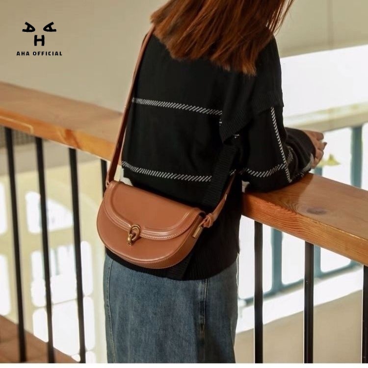Aha Túi Xách Đeo Vai Kiểu Yên Ngựa Thời Trang Cao Cấp 2023