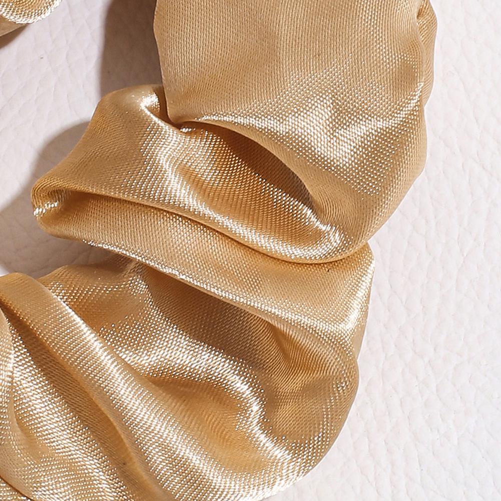 Dây Cột Tóc Bản Lớn Màu Sắc Đơn Giản Phong Cách retro Cho Nữ