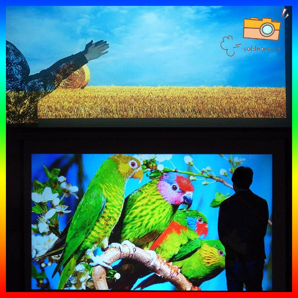 Máy chiếu H80 Mini cầm tay 640X480 Pixels Full HD Sáng hơn và rõ hơn