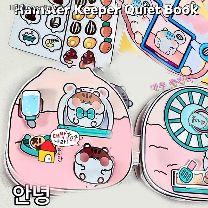 Đồ Chơi Hình Dán Chuột hamster Thủ Công Dễ Thương Vui Nhộn diy Làm Quà Tặng Cho Bé Gái