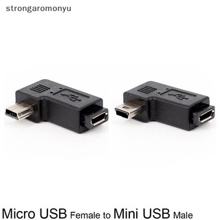 Đầu Chuyển Đổi yu Góc Trái / Phải 90 Độ mini usb type a Sang micro usb