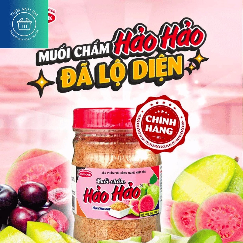 Muối chấm Hảo Hảo tôm chua cay hũ 120g